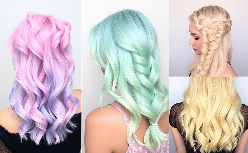 15 Pastel Color Ideas to Brighten Your Hairstyle