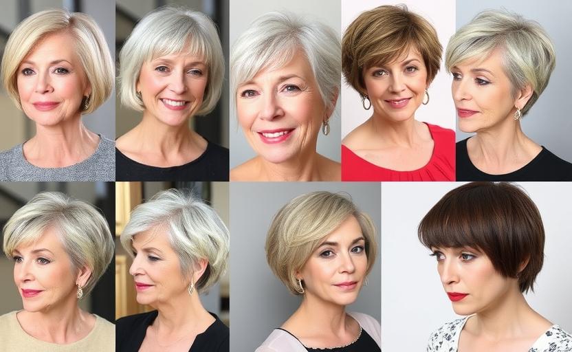 16 Gorgeous Shorter Haircuts for Older Women to Refresh Your Look Instantly