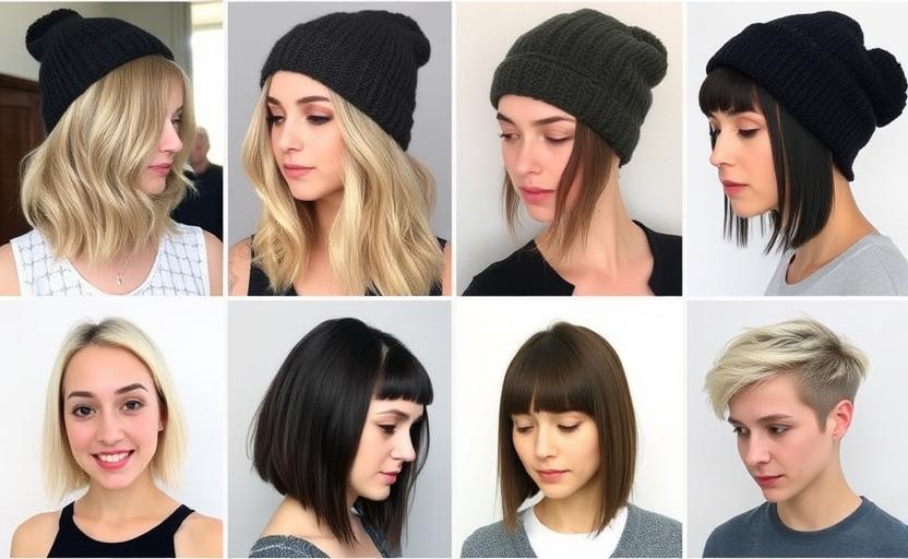 16 Simple Beanie Hairstyles for Short Hair That Work