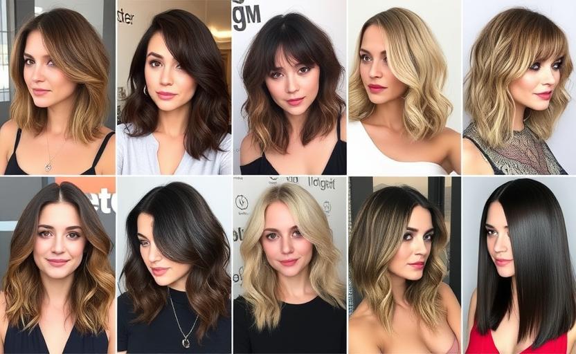 16 Trendy Medium-Length Haircuts for Thick Hair to Inspire Your Next Look