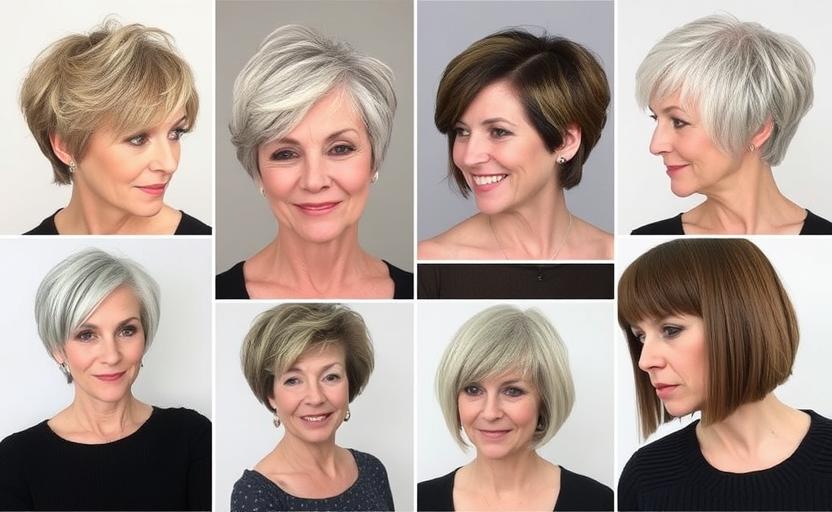 18 Short Haircuts for Thin Hair in Older Women for Thicker Looks