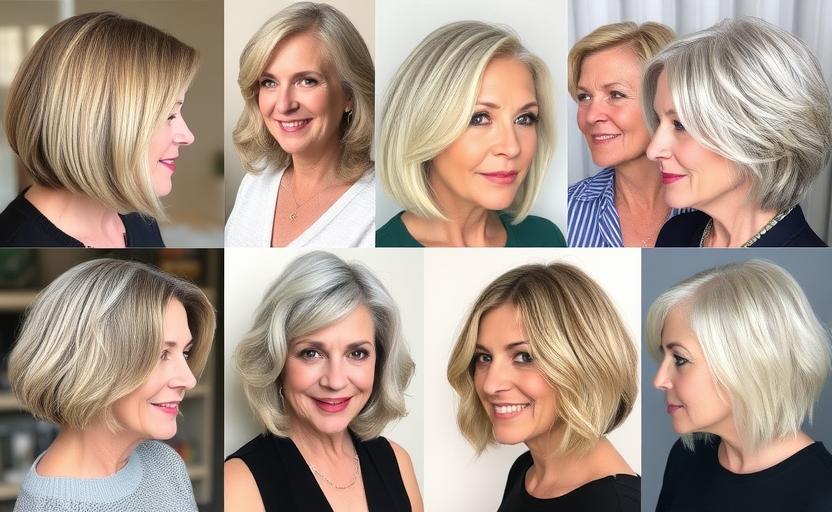 19 Gorgeous Bob Haircuts for Older Women to Glow Effortlessly