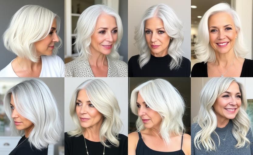 19 Gorgeous Haircuts for Older Women With White Hair to Inspire Your Next Look