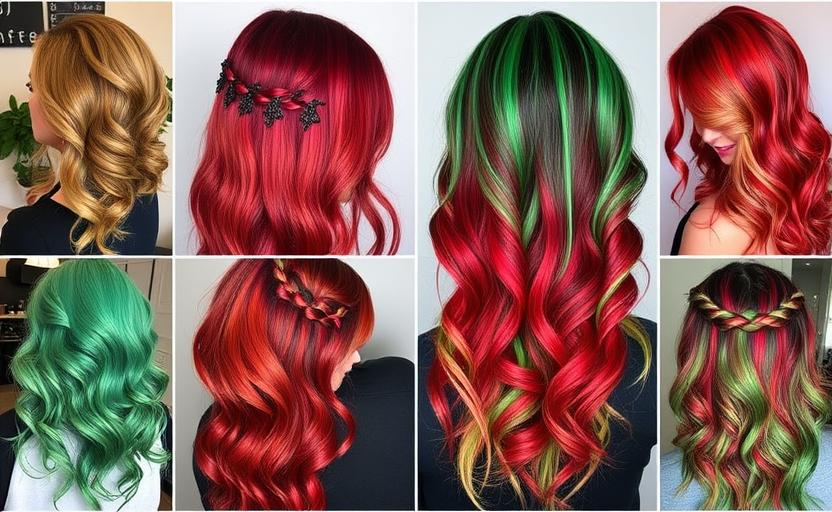 19 Gorgeous Red and Green Hair Ideas for a Bold New Look