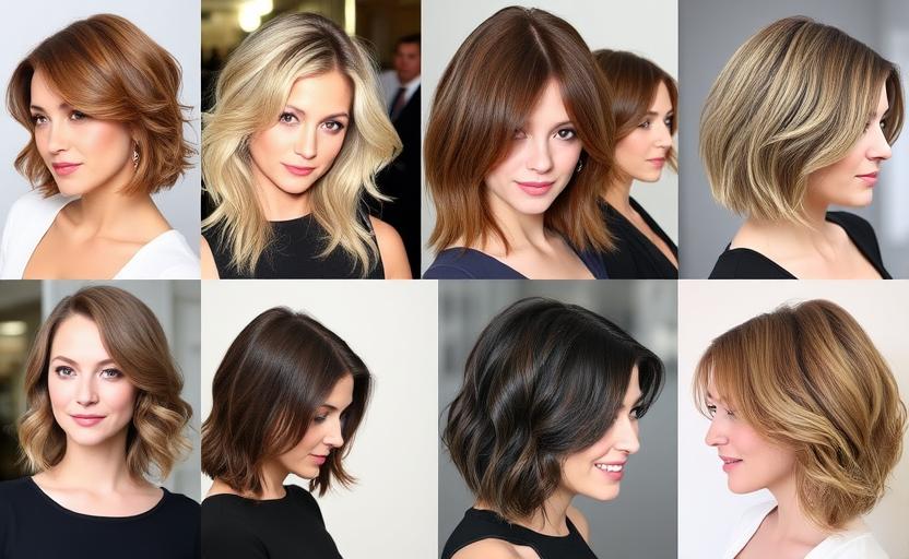 19 Hairstyles for Thin Hair and Round Faces to Enhance Volume