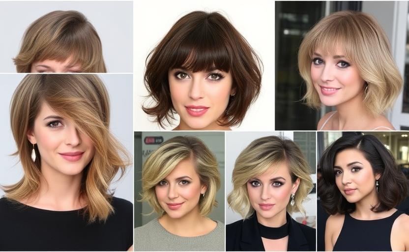 19 Hairstyles to Slim Round Faces and Hide Double Chins Fast