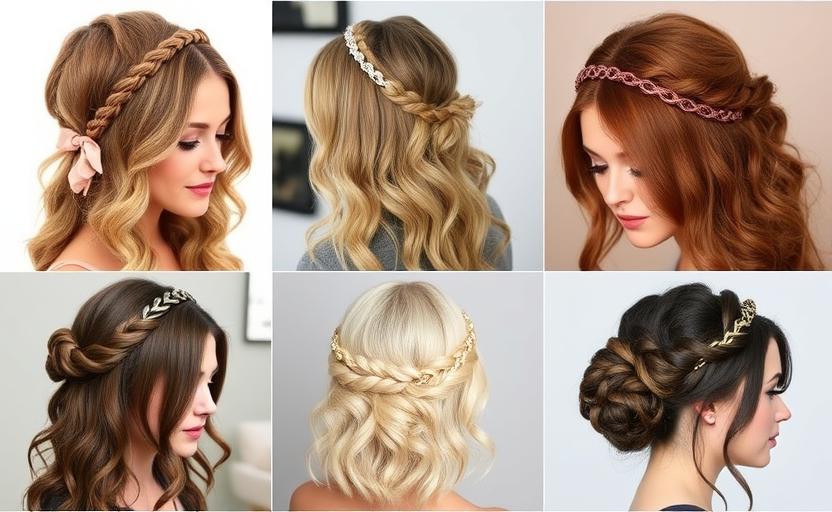 19 Thick Headband Hairstyles for Effortless Glam