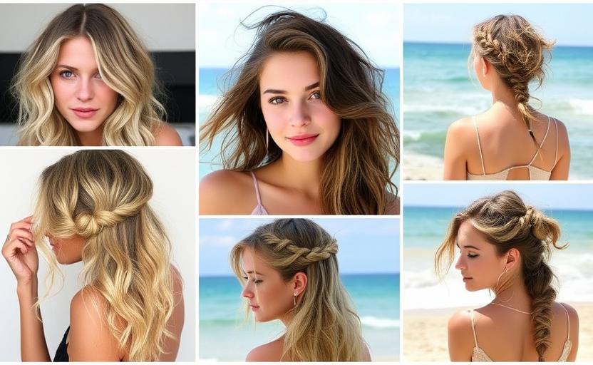 20 Beach Hairstyles for Effortless Summer Vibes