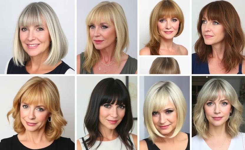 20 Best Fringe Styles for Older Women to Try Now