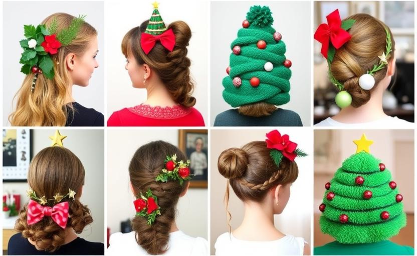 20 Christmas Tree Hairstyles to Be the Star of the Party