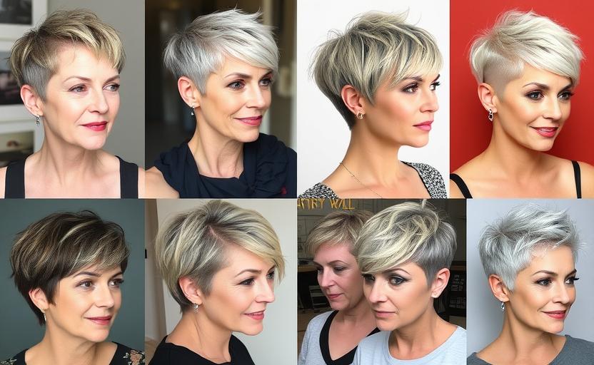 20 Fresh Short Pixie Haircuts for Older Women for a Bold New Look