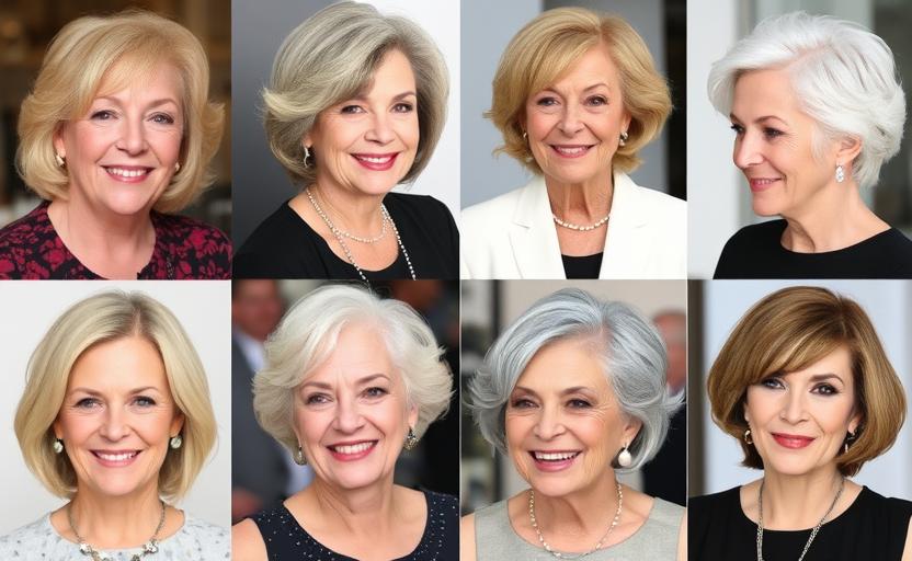 20 Gorgeous Hairstyle Ideas for Women Over 70 You Must See