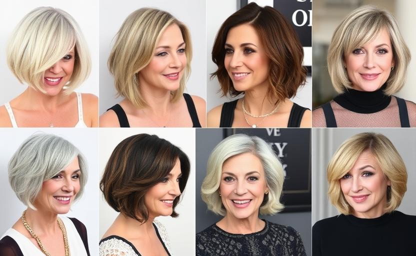 20 Stunning Bob Hairstyles for Older Women to Refresh Your Look