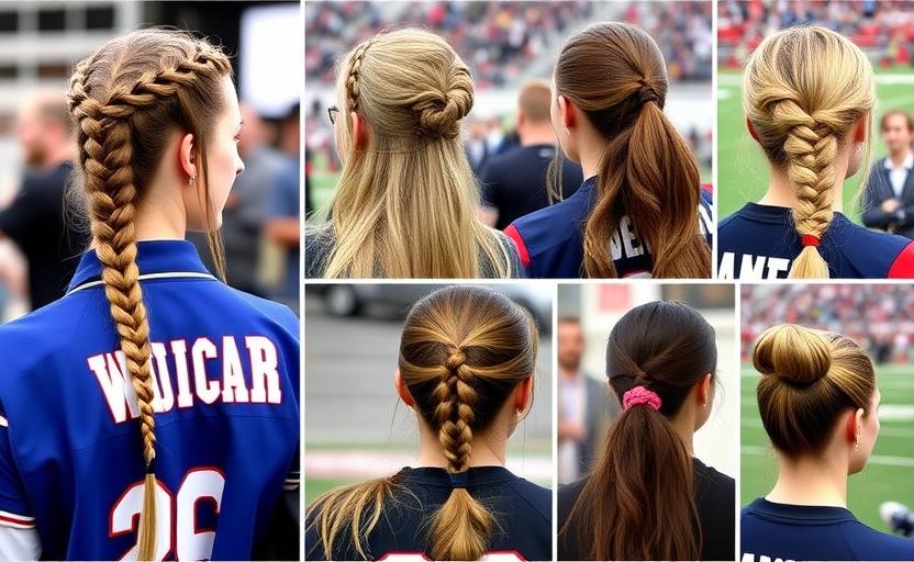 21 Best Hairstyles for Women at Football Games to Stay Chic