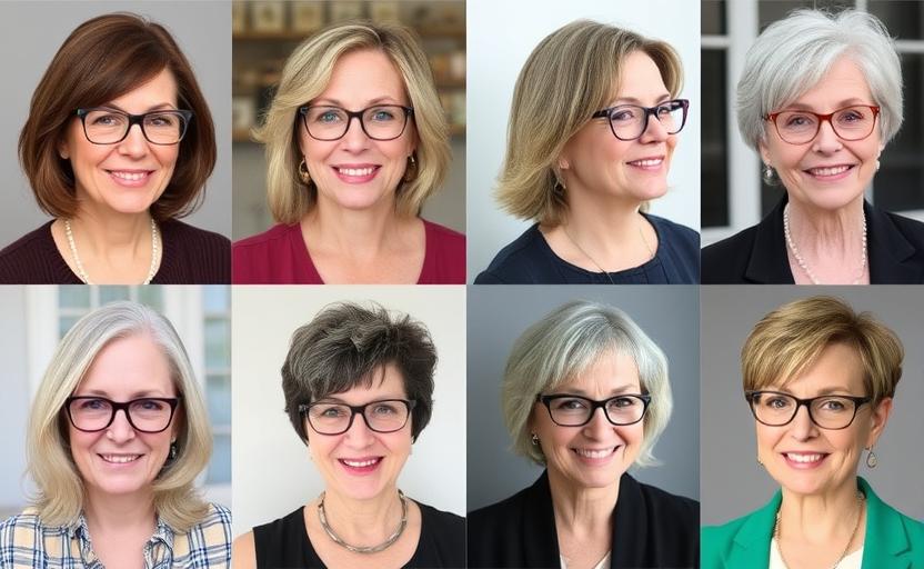 21 Best Hairstyles for Women Over 50 With Glasses to Inspire Your Next Style