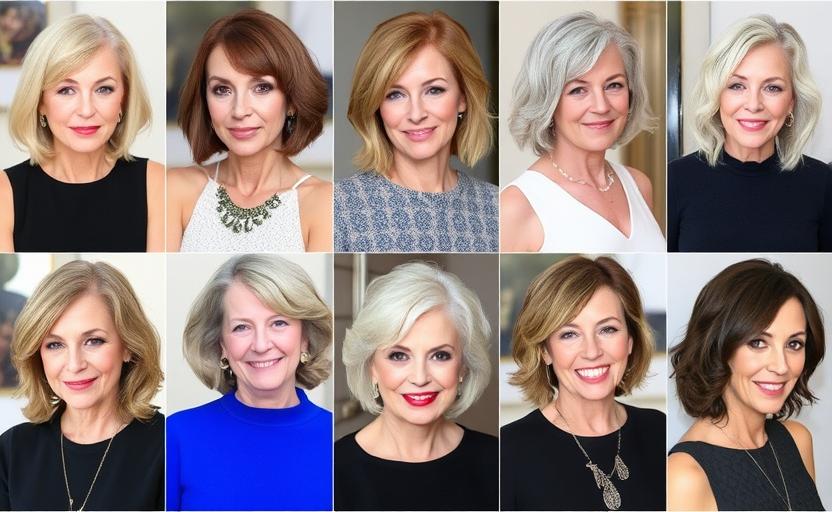 21 Chic Medium Length Haircuts for Older Women to Refresh Your Style