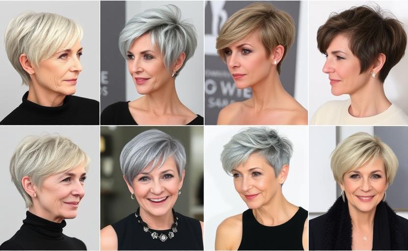 21 Gorgeous Short Pixie Haircuts for Older Women to Try Today