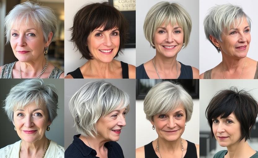 21 Gorgeous Short Shag Haircuts With Bangs for Older Women to Update Your Look