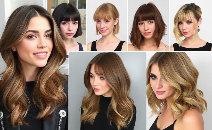 21 Hairstyles for Round Faces and High Foreheads to Try Now