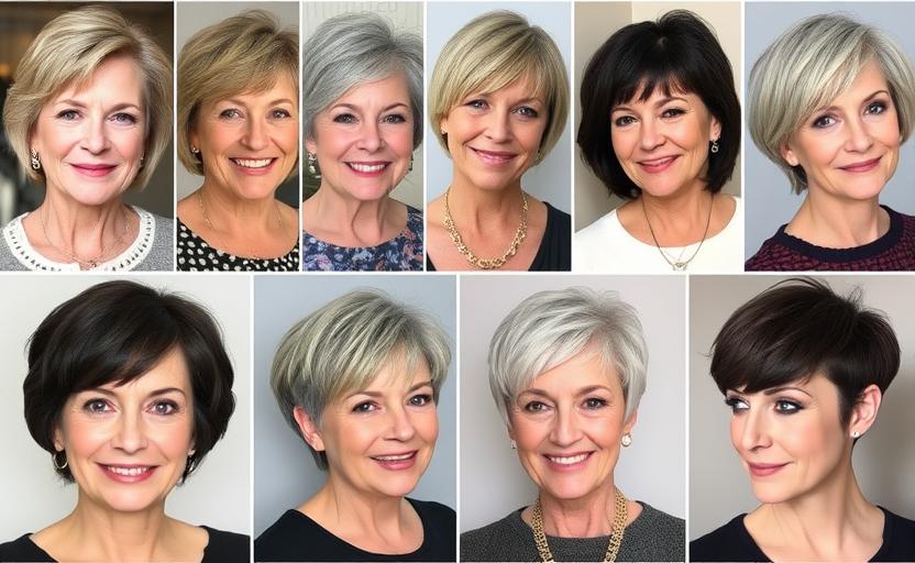 21 Stylish Haircut Ideas for Older Women With Round Faces to Enhance Your Look