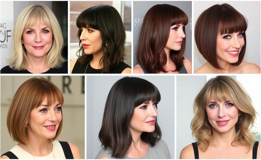 21 Ultra-Fabulous Hairstyles for Women Over 40 With Bangs to Refresh Your Style