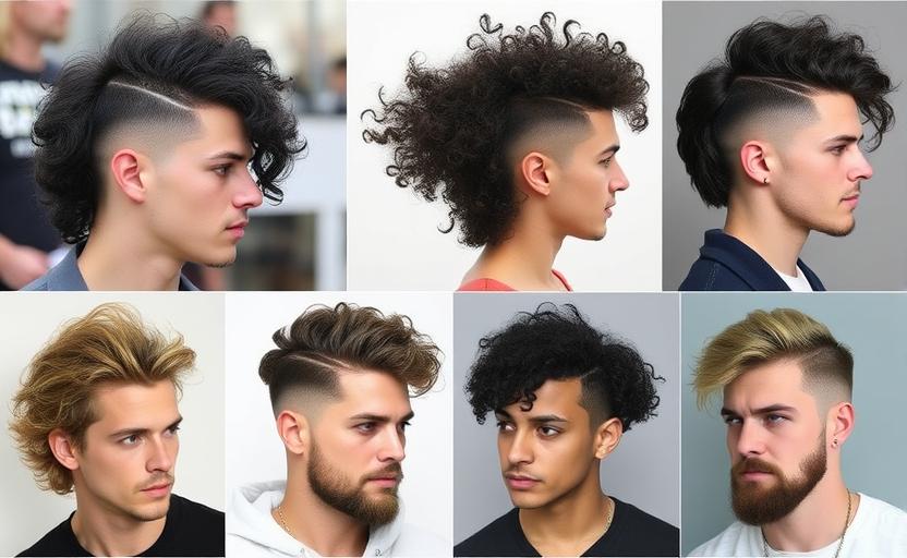 22 Trendy Curly Mullet Hairstyles for Men to Try Now